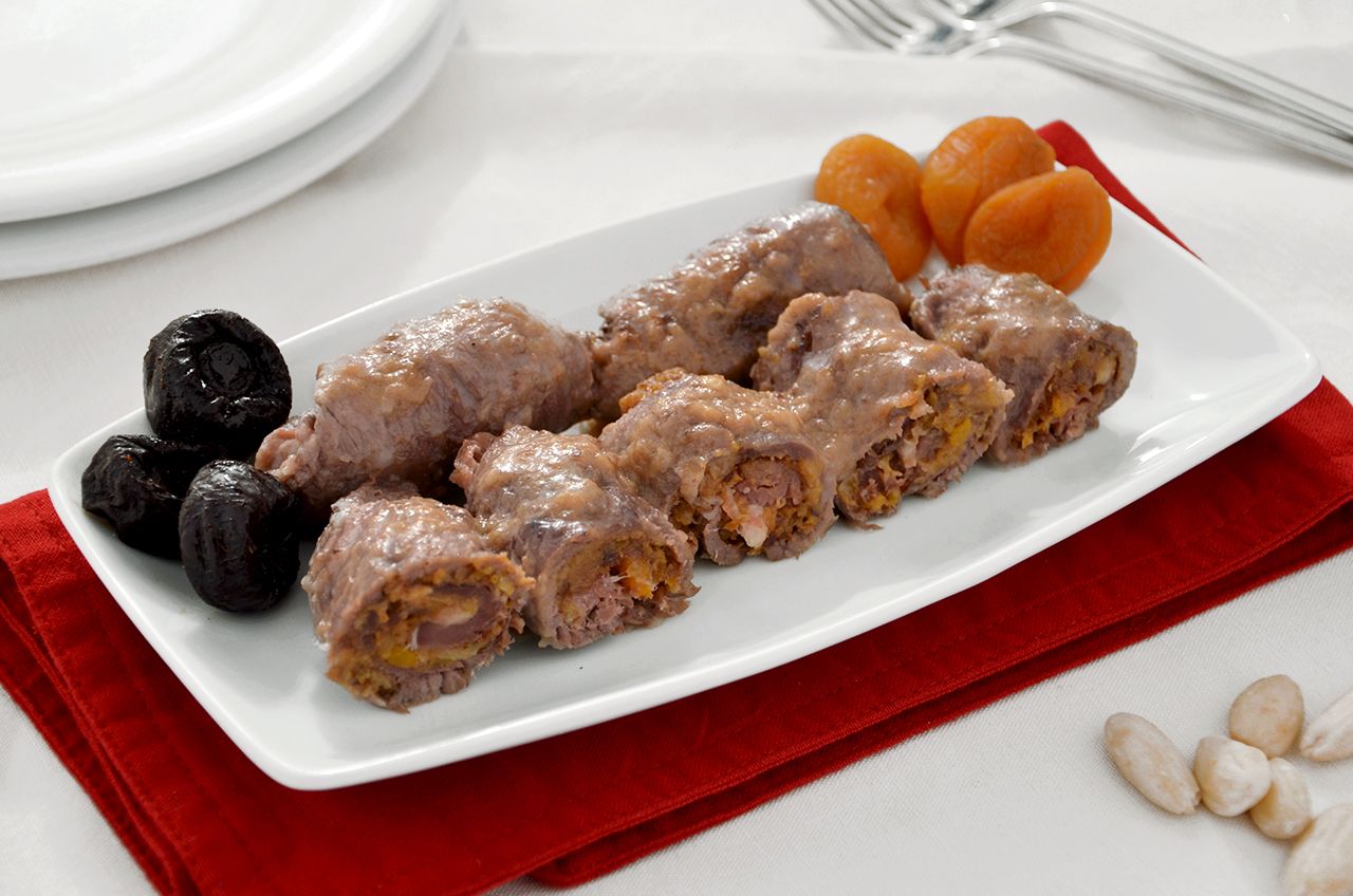 Involtini con frutta secca