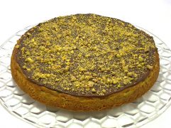 Cheesecake pistacchio e cioccolato fondente