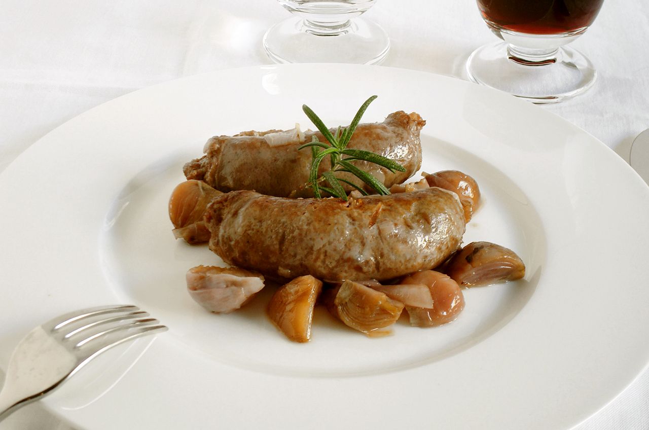 Salsiccia con i lampascioni