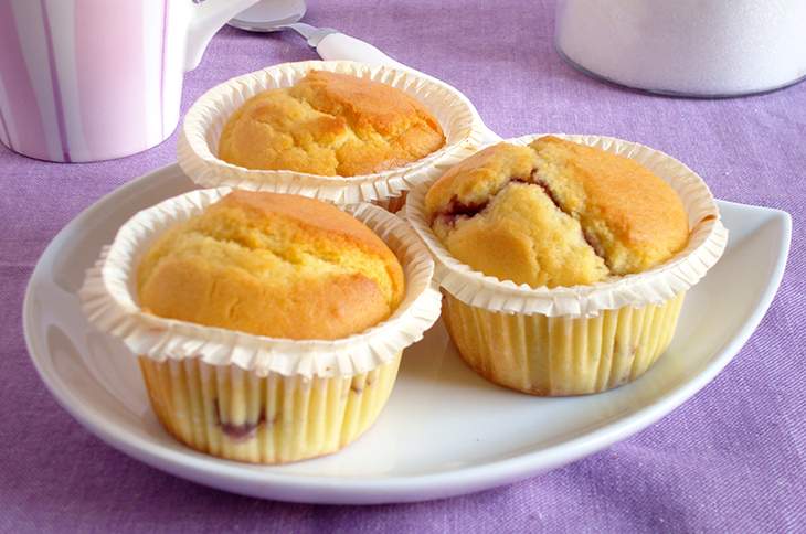 Muffin alla marmellata