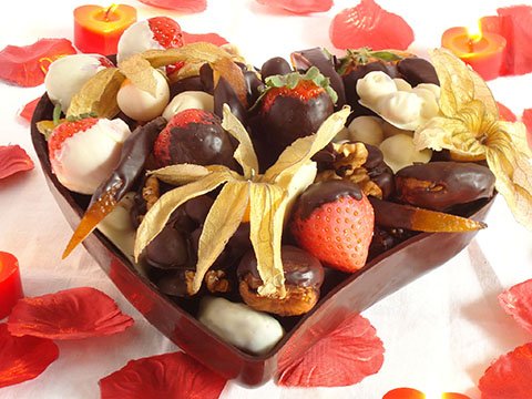 Cuore di cioccolato per San Valentino