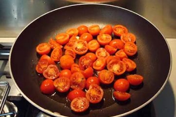 Pasta con i pomodori da pendola 3