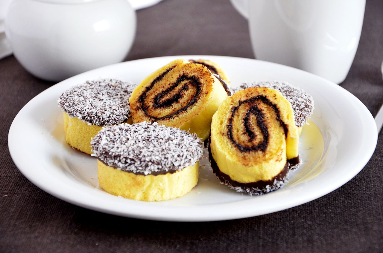 Girelle cioccolato e cocco