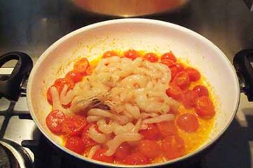 Gnocchi gamberi e pomodorini 11