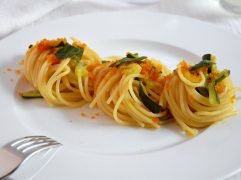 Pasta bottarga e zucchine