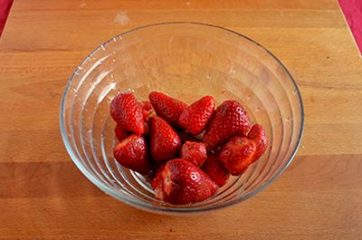 Mousse di fragole 1