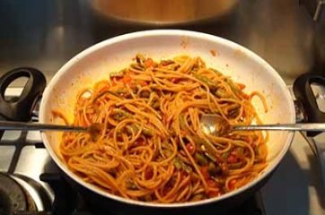 Spaghetti con i fagiolini 6