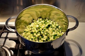 Risotto con le zucchine 4