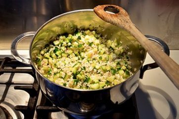 Risotto con le zucchine 6