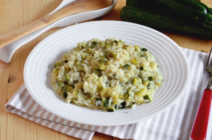 Risotto con le zucchine