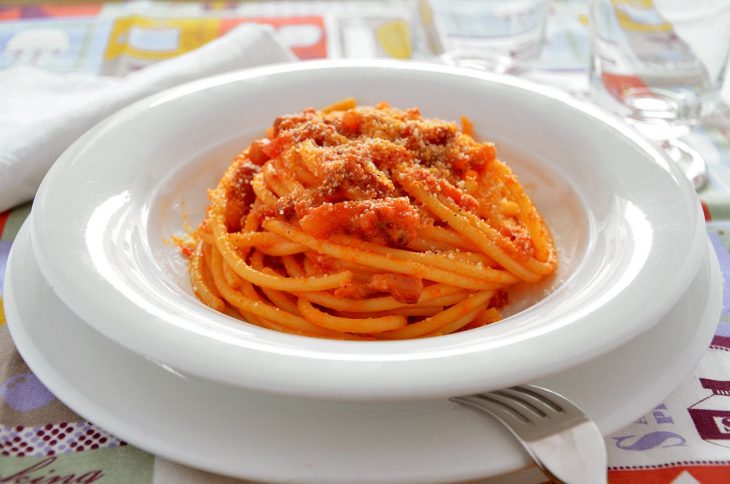 Bucatini all'amatriciana