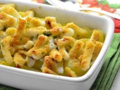 Calamari e patate al forno