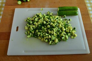 Pasta con le zucchine 1