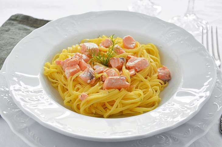 Pasta al salmone