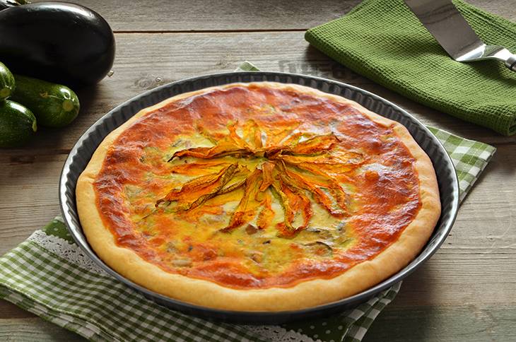 Quiche zucchine e melanzane