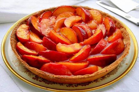 Crostata di pesche