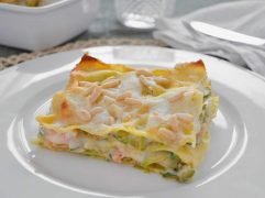 Lasagne salmone e zucchine