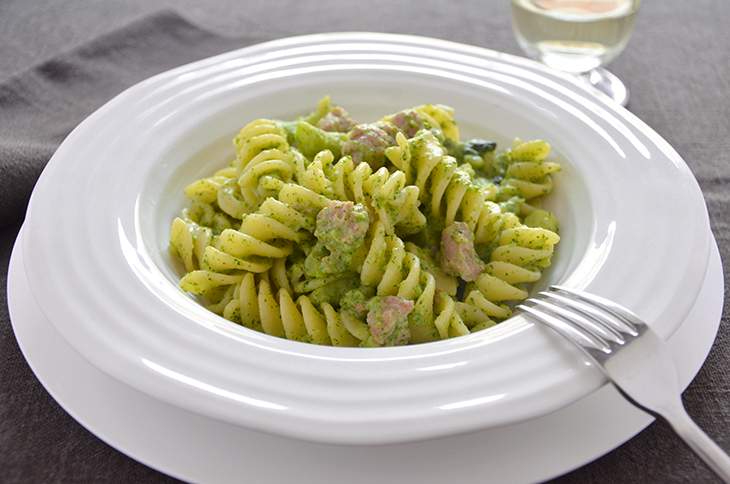 Pasta broccoli e salsiccia