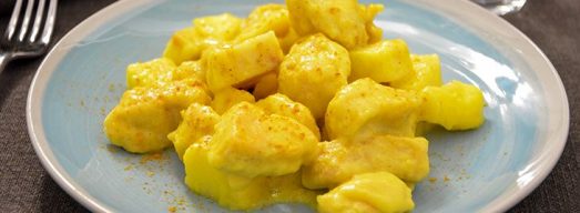 Pollo al curry con le mele