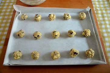 Cookies ai due cioccolati 6