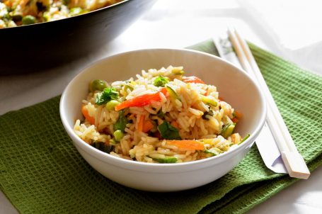 Riso basmati con verdure