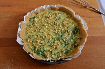 Torta salata agretti e gorgonzola 11