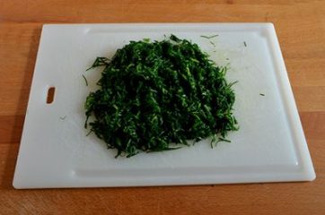 Torta salata agretti e gorgonzola 4