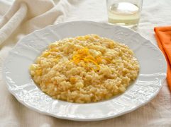 Risotto arancia e brie