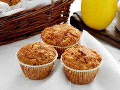 Muffin alle mele e crusca