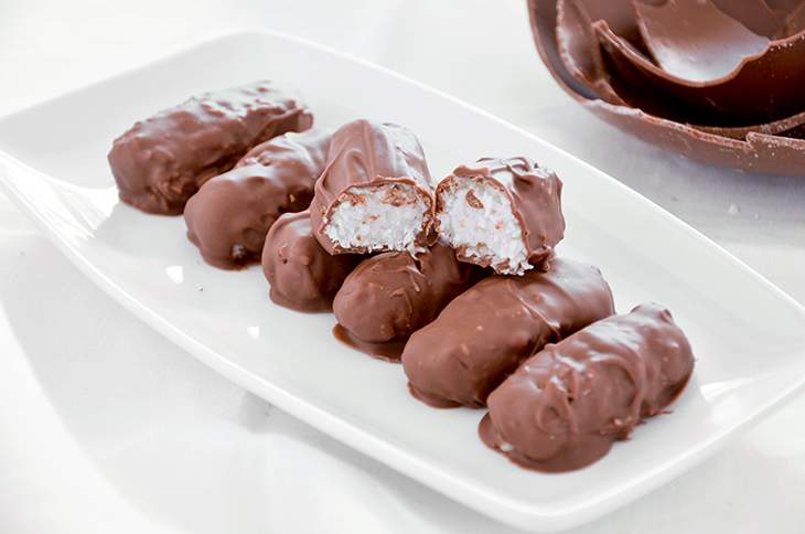 Barrette di cocco e cioccolato (Bounty)