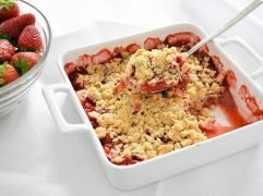 Crumble di fragole