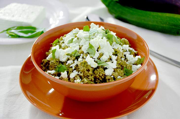 Cous cous con melanzane e zucchine