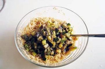 cous cous con melanzane e zucchine 7