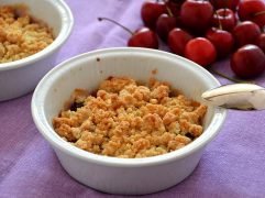 Crumble di ciliegie