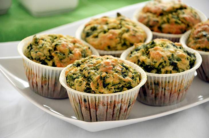 Muffin spinaci e feta