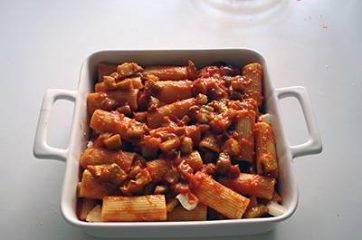 Pasta al forno con melanzane 10