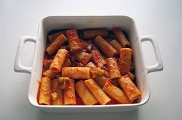 Pasta al forno con melanzane 8