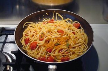 Pasta bottarga e pomodorini 6