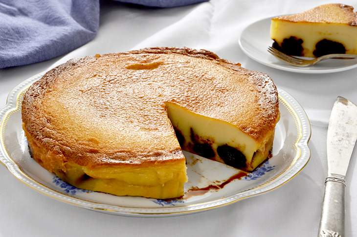 Flan alle prugne (Far Breton)