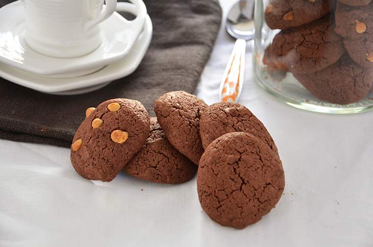 Biscotti al cacao senza glutine