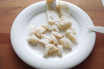 Pasta con baccalà e pomodorini 1