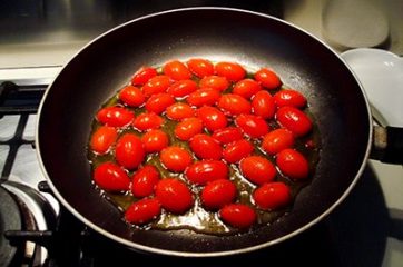 Pasta con baccalà e pomodorini 3