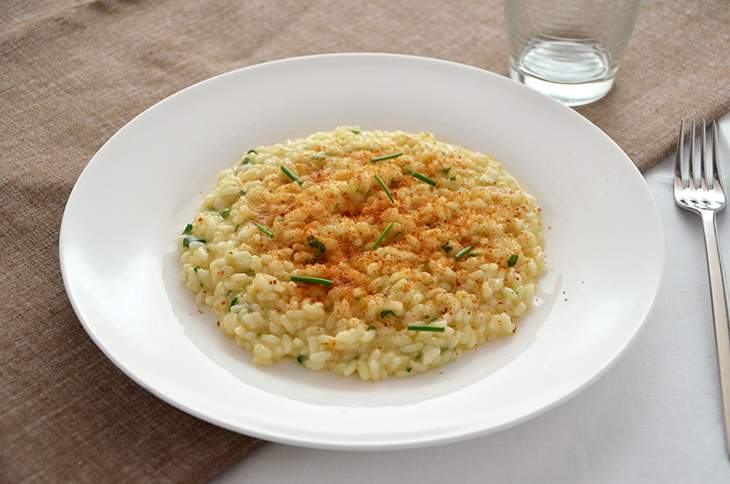 Risotto con la bottarga