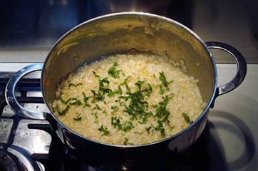 Risotto con la bottarga 4