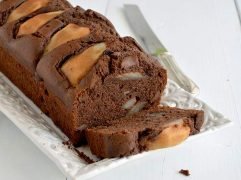 Plumcake pere e cioccolato