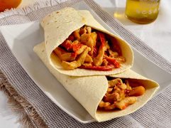 Fajita di pollo e peperoni semplice