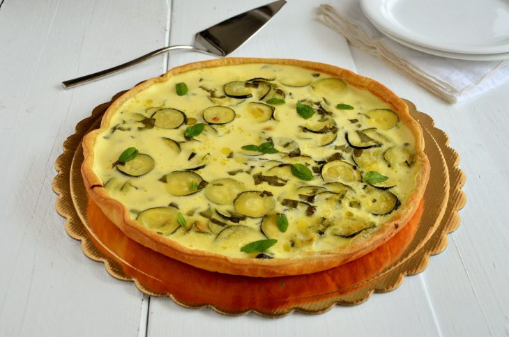 Torta salata zucchine e yogurt