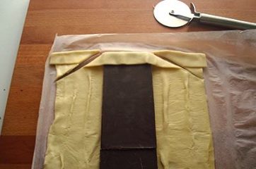 Treccia di sfoglia al cioccolato 2