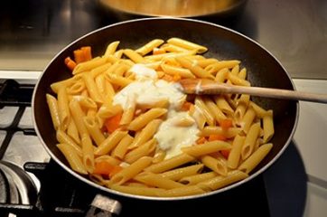 Pasta con zucca e gorgonzola 6