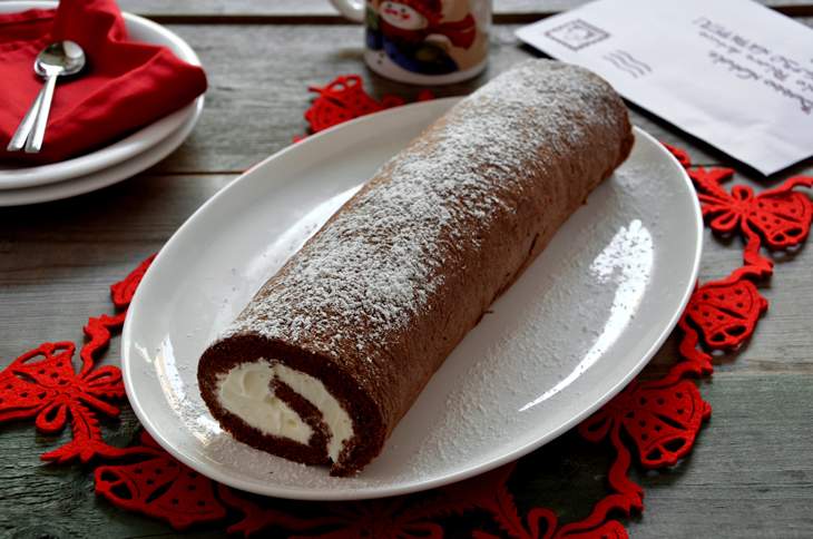 Tronchetto Di Natale Benedetta.Rotolo Al Cacao Con Panna La Ricetta Della Cucina Imperfetta